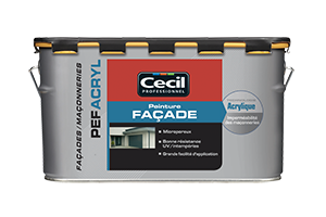 Peinture FACADE PEF ACRYL CECIL Blanc 2,5L